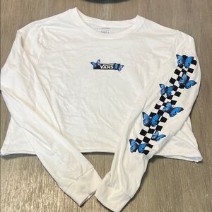 Vans Butterfly Cropped T Shirt